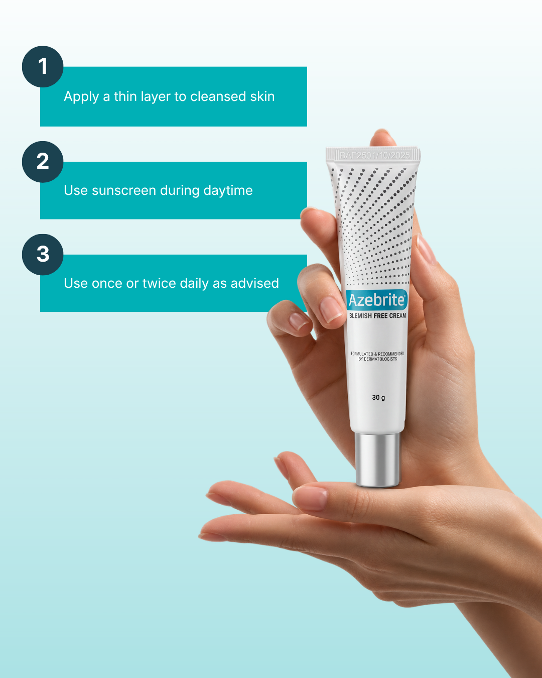 Oliva Azebrite Blemish Free Cream