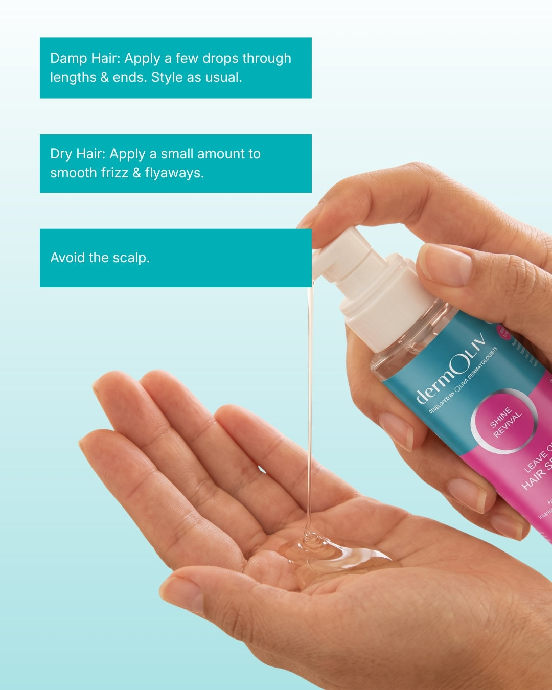 dermOLIV Leave on Serum