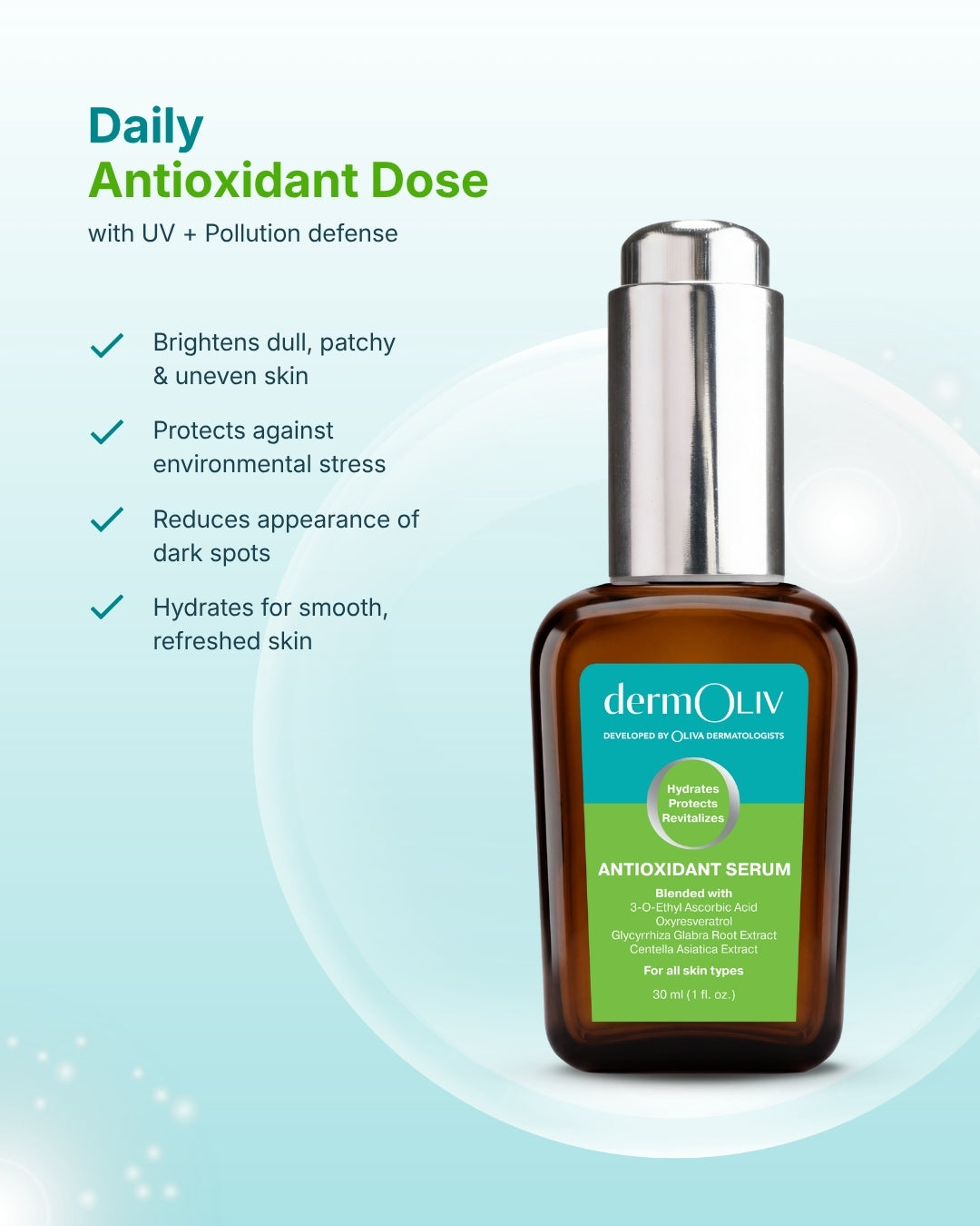 dermOLIV Anti-Oxidant Serum