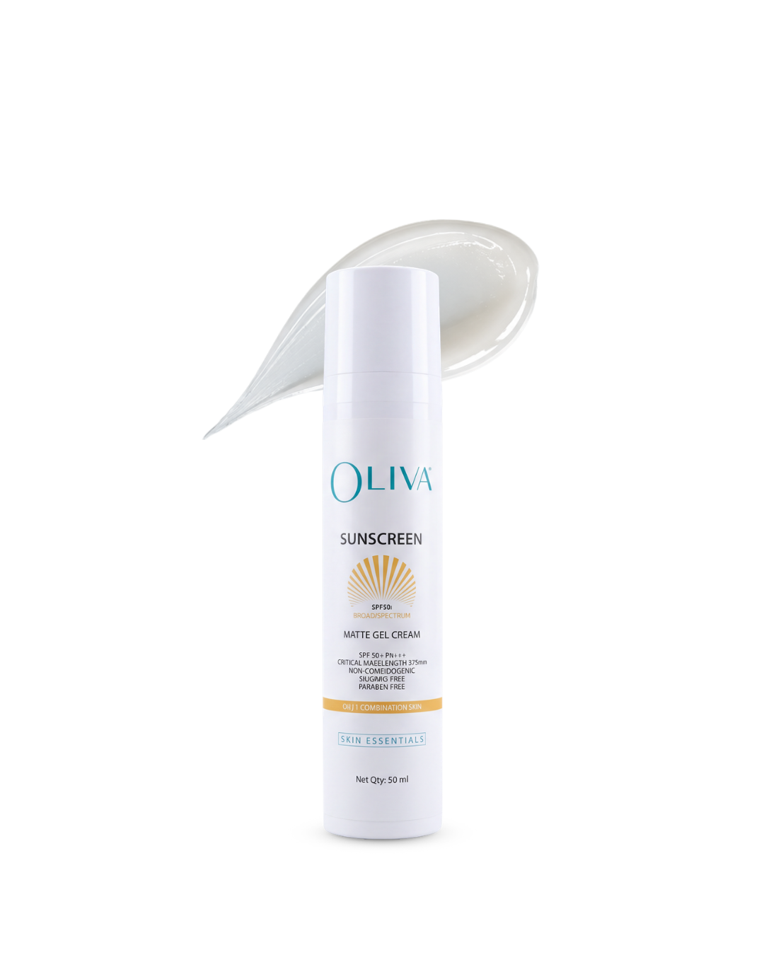 Oliva Sunscreen Matte Gel Cream - Oily / Combination Skin