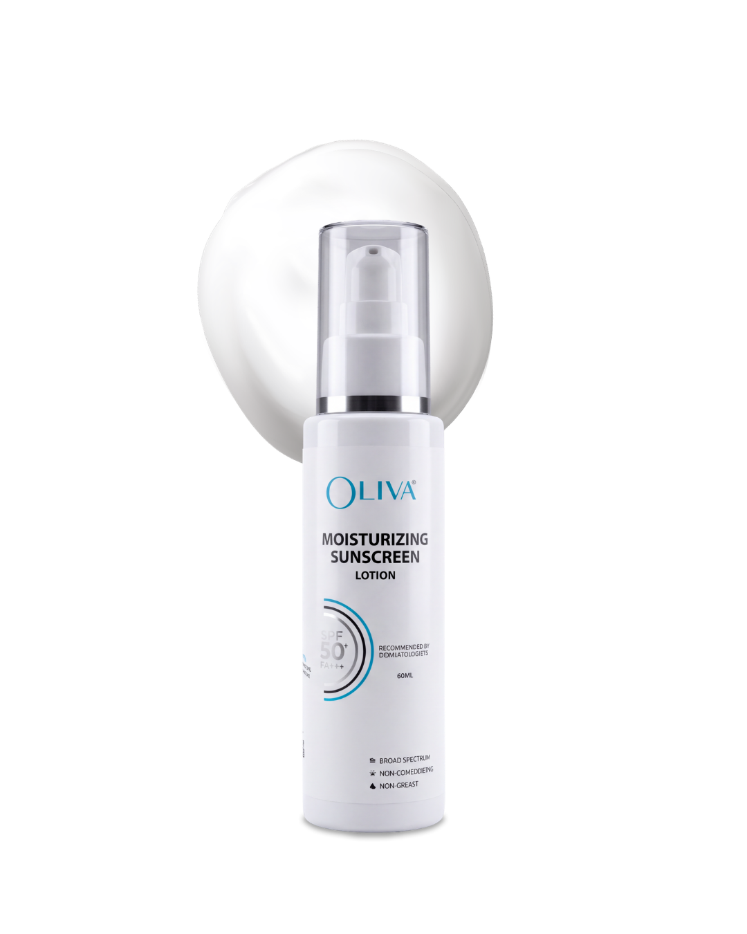 Oliva Moisturizing Sunscreen Lotion SPF 50 - 60ml
