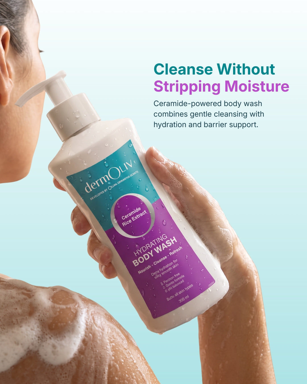 dermOLIV Hydrating Body wash