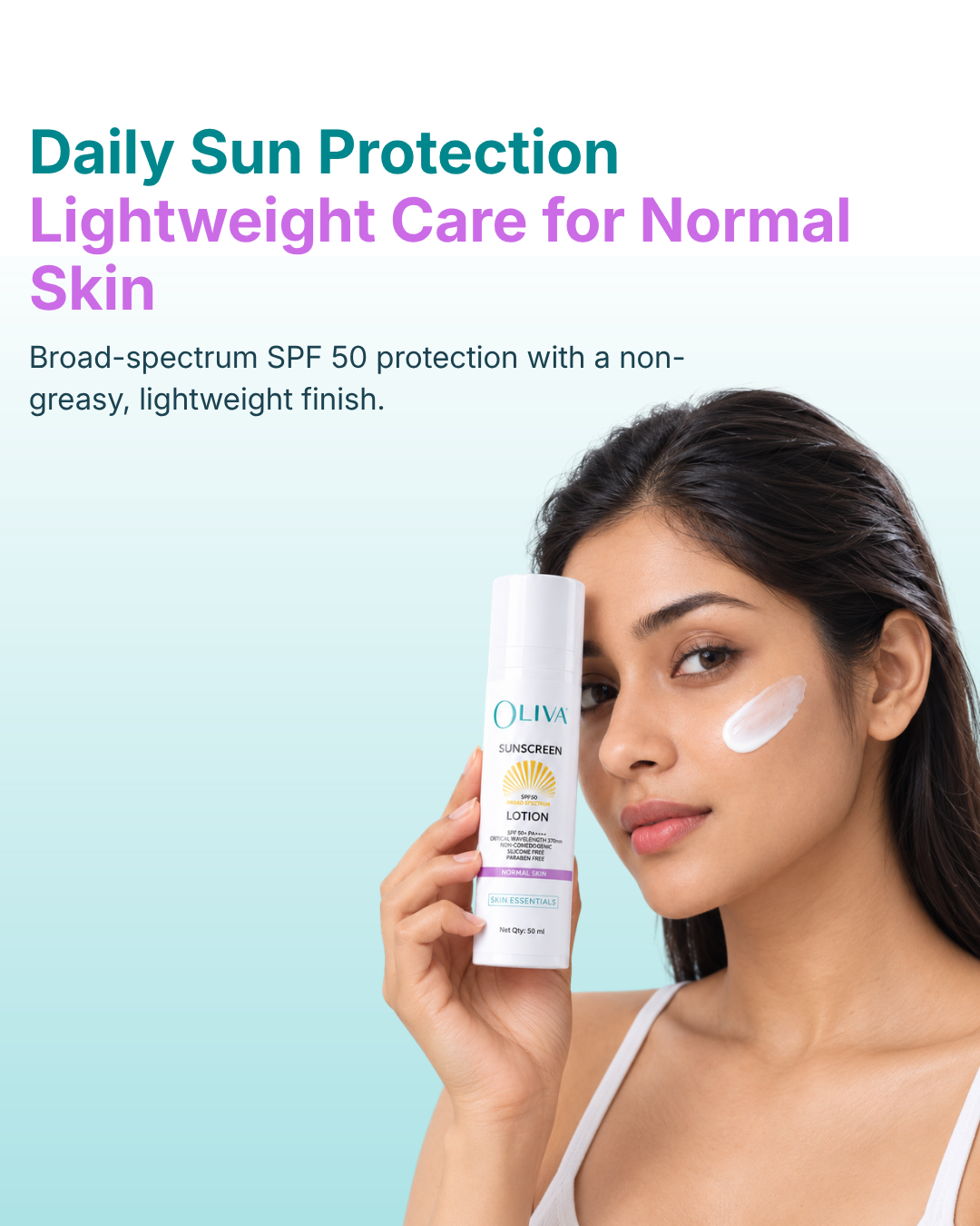 Oliva Sunscreen Lotion - Normal Skin