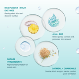 dermOliv Exfoliating Powdered Cleanser