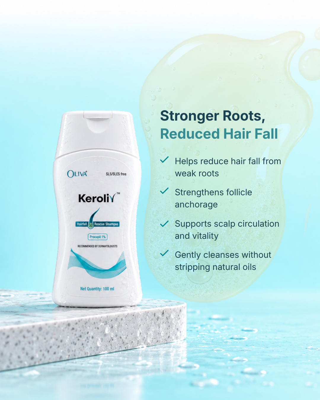 Keroliv Hair Fall Rescue Shampoo
