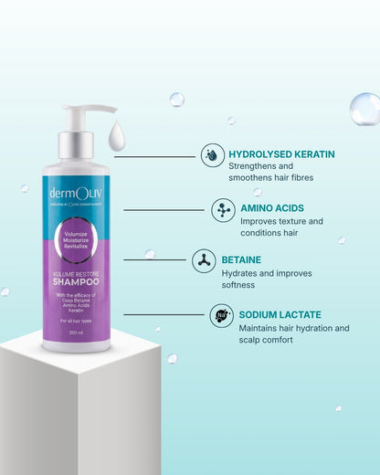 dermOLIV Volume Restore Shampoo