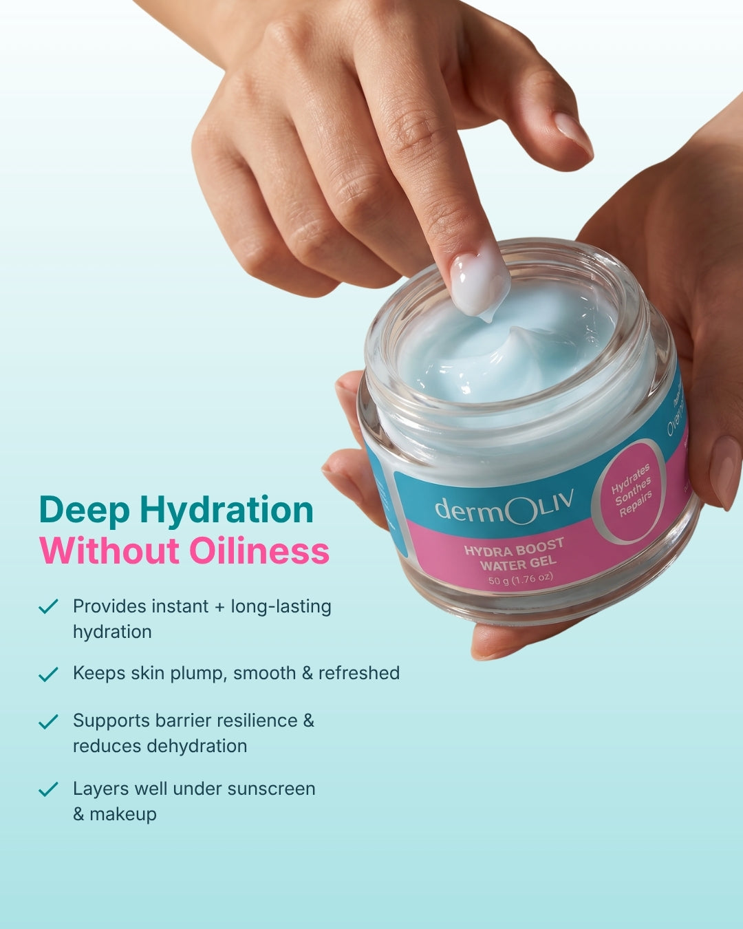 dermOLIV Hydra Boost Water Gel