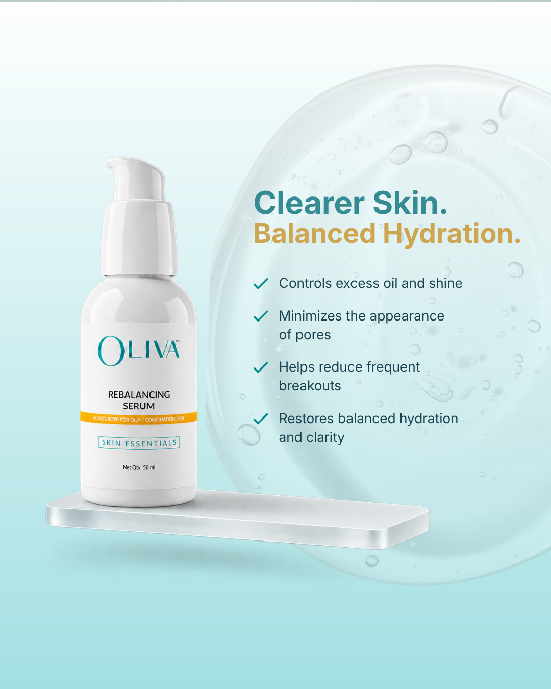 Oliva Rebalancing Serum - Oily / Combination Skin