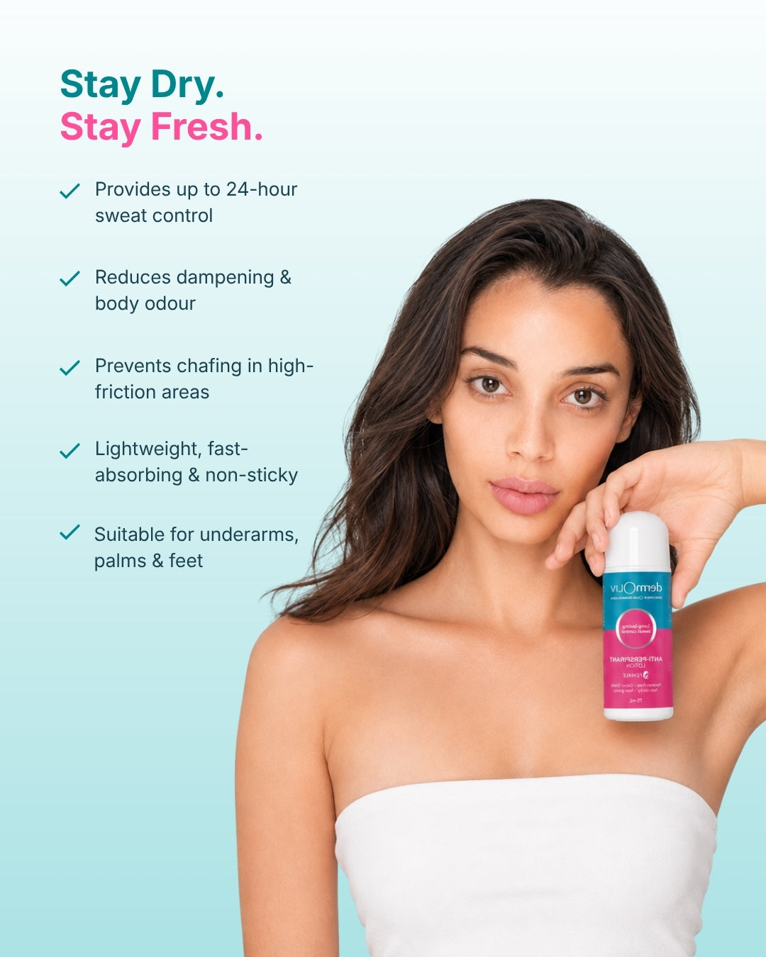 dermOLIV Anti-Perspirant Lotion -Female