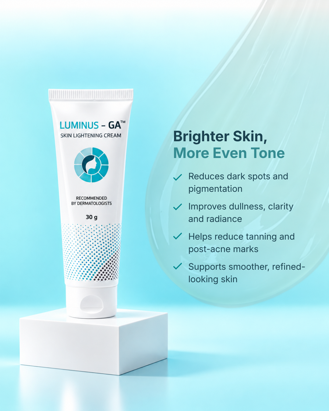 Oliva Luminus-GA, Skin Lightening Cream 30 g