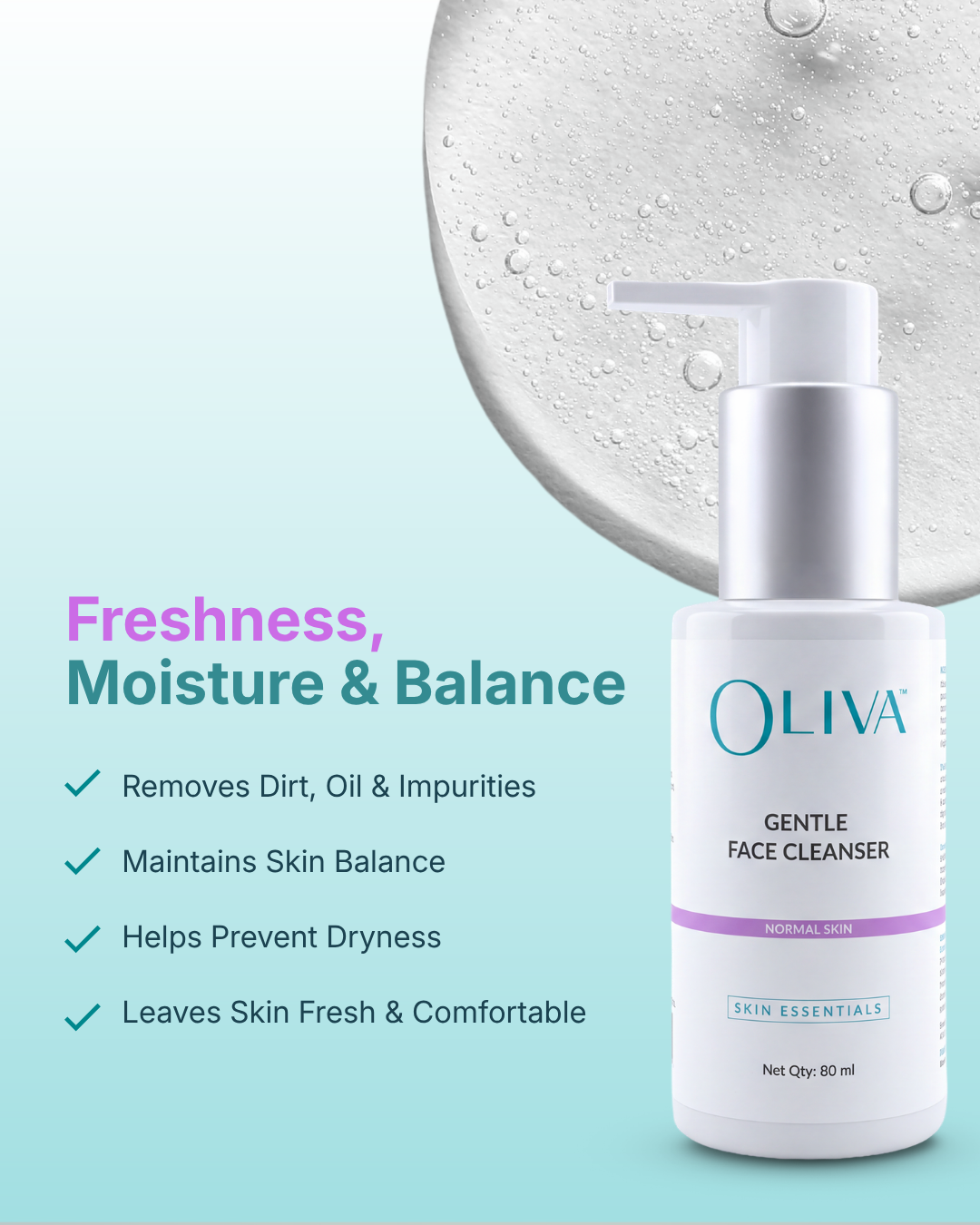 Oliva Gentle Face Cleanser - Normal Skin