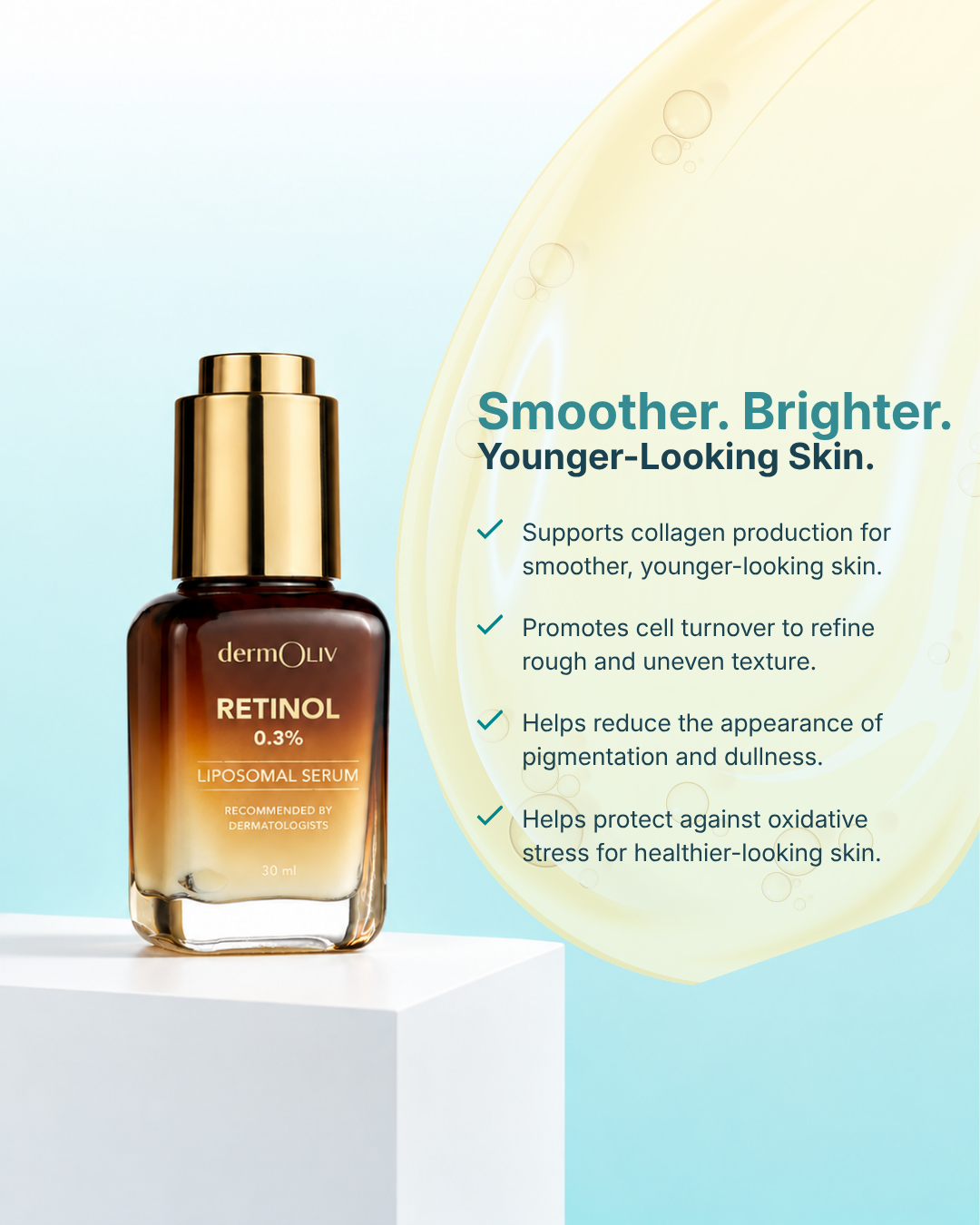 dermOLIV Retinol 0.3% Serum