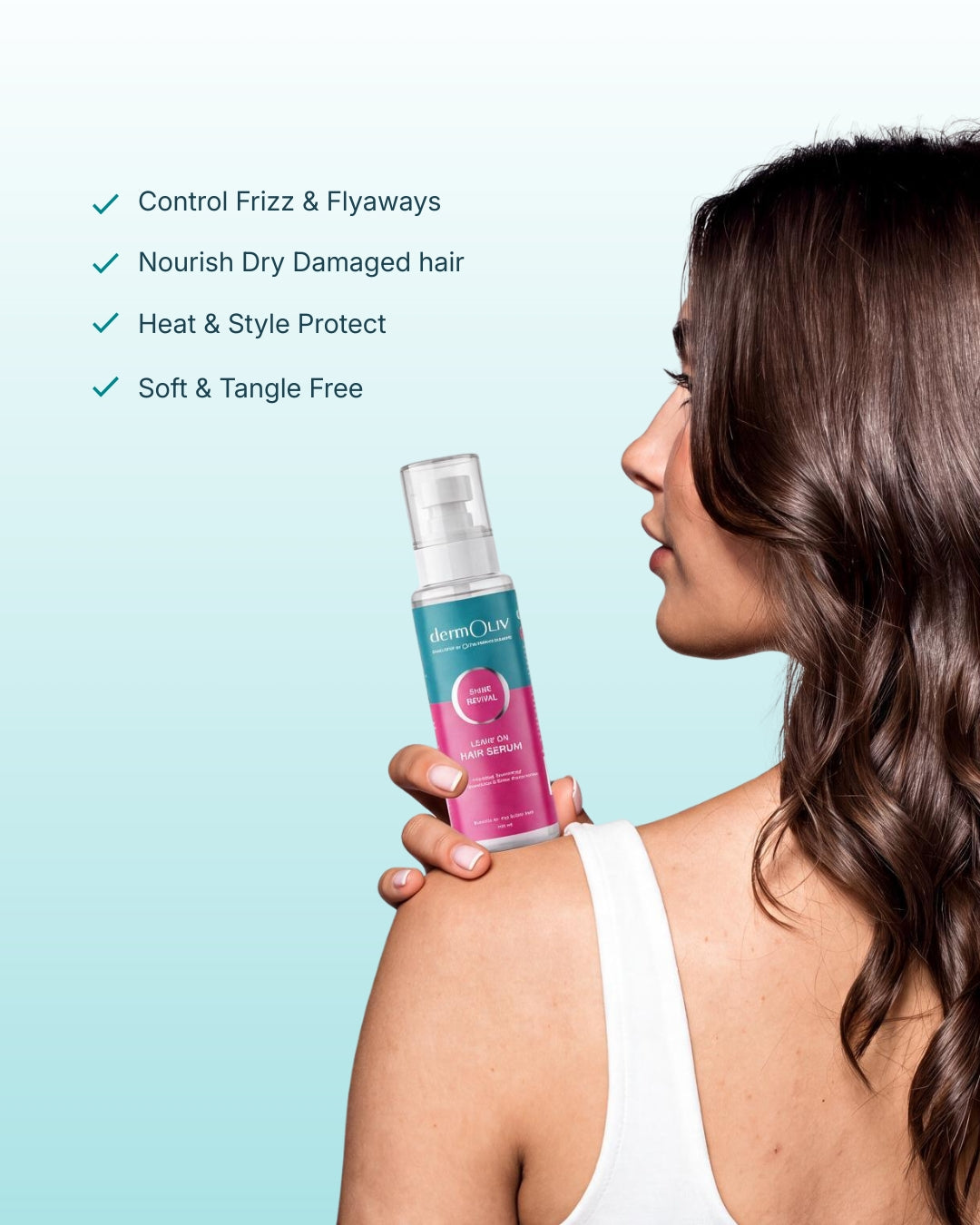 dermOLIV Leave on Serum