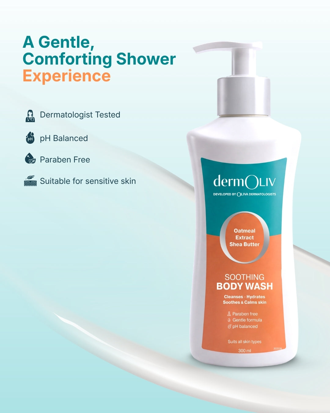 dermOLIV Soothing Body Wash