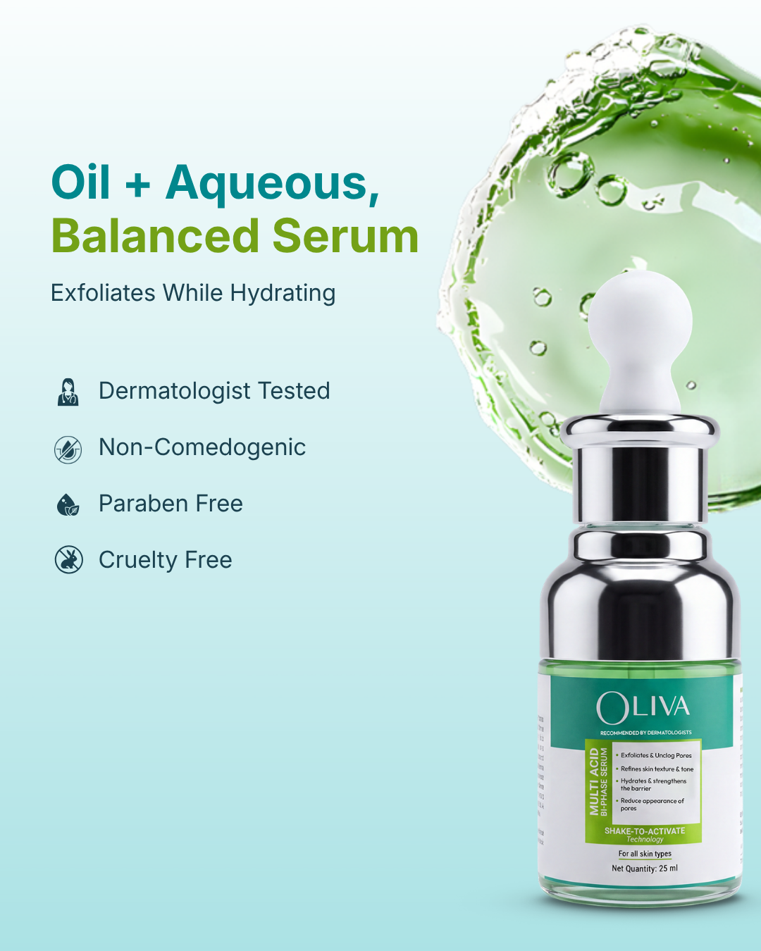OLIVA MULTI ACID BI-PHASE SERUM