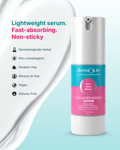 dermOLIV Collagen Boost Face Serum