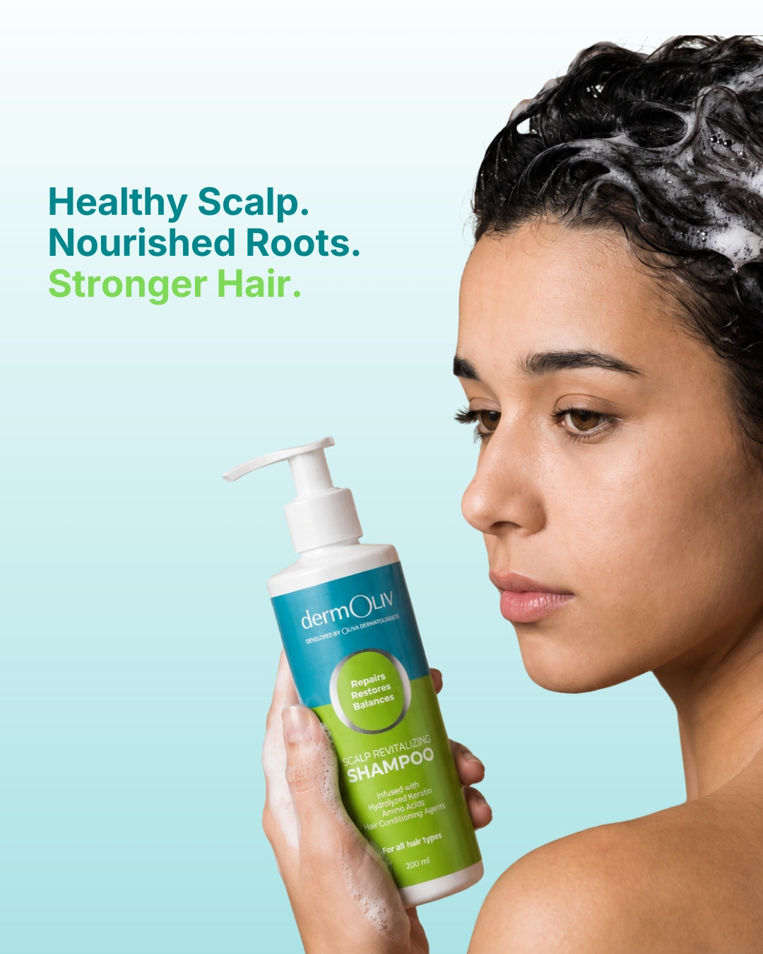 dermOLIV Scalp Revitalizing Shampoo