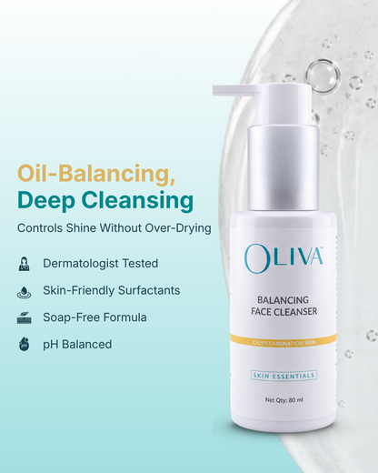 Oliva Balancing Face Cleanser - Oily/Combination Skin