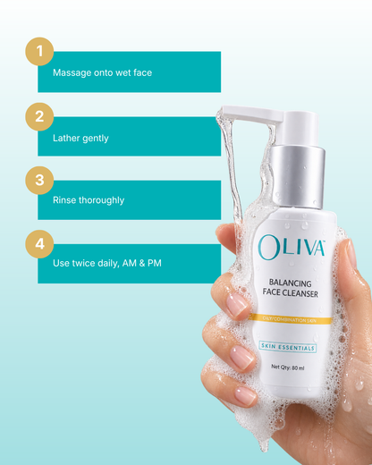 Oliva Balancing Face Cleanser - Oily/Combination Skin