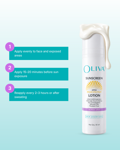 Oliva Sunscreen Lotion - Normal Skin