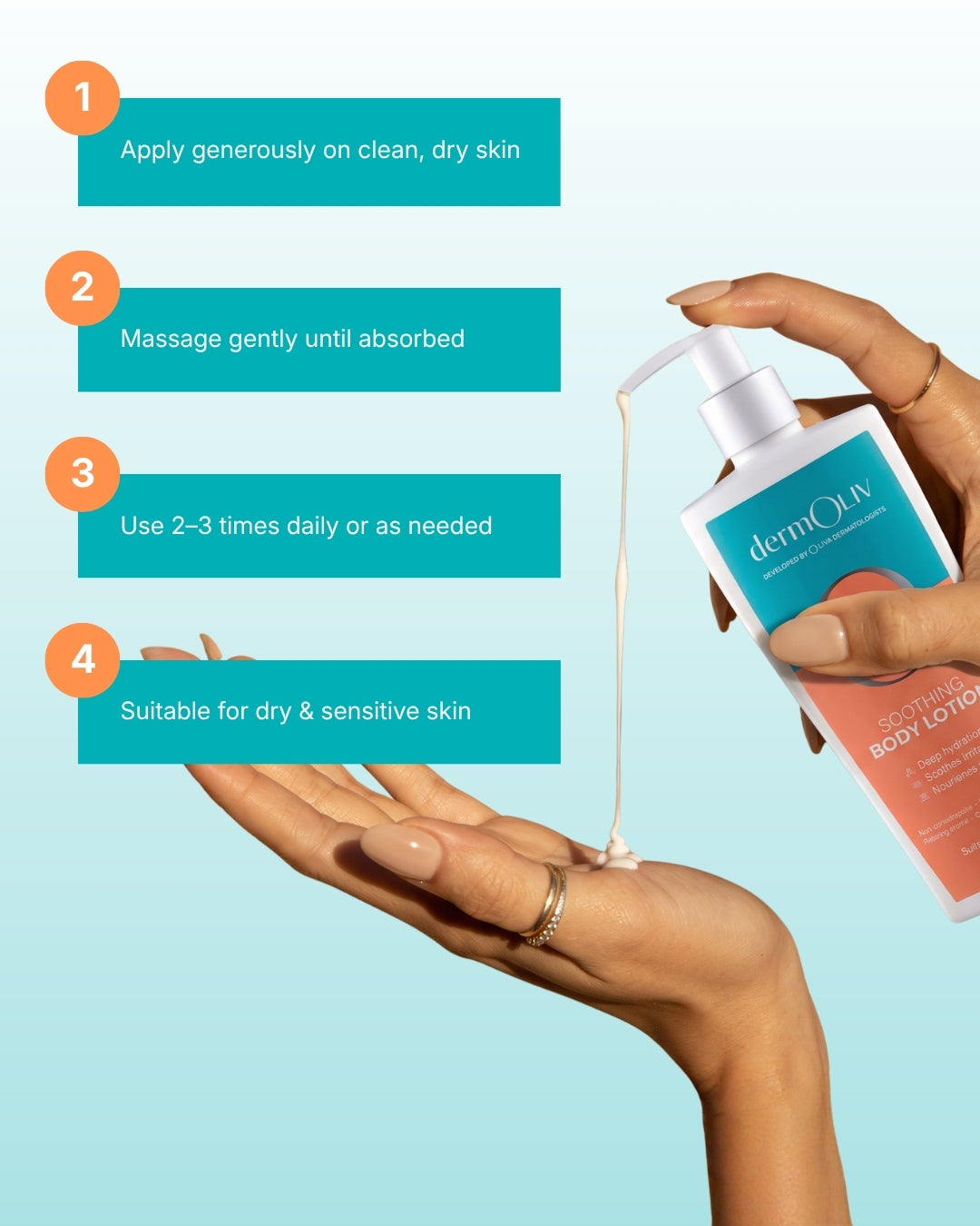 dermOLIV Soothing Body Lotion