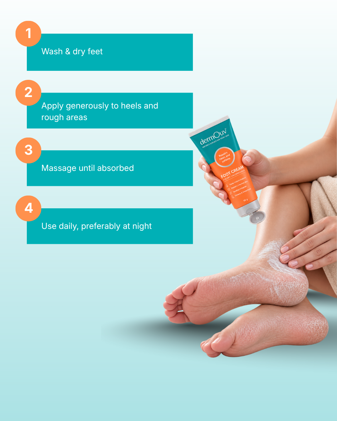 dermOLIV Foot Cream