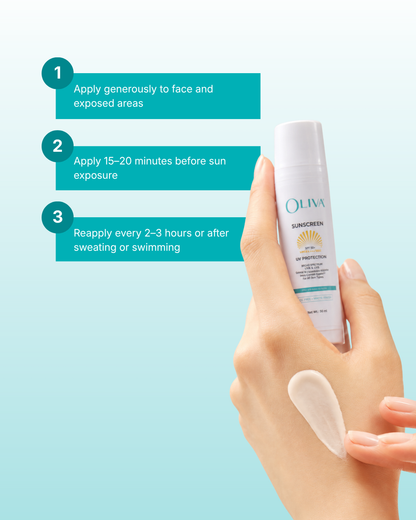 Oliva Sunscreen Dry Touch Cream - Dry / Sensitive Skin