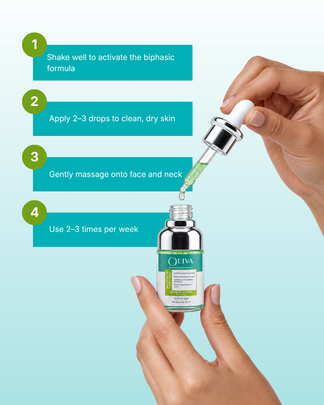 OLIVA MULTI ACID BI-PHASE SERUM