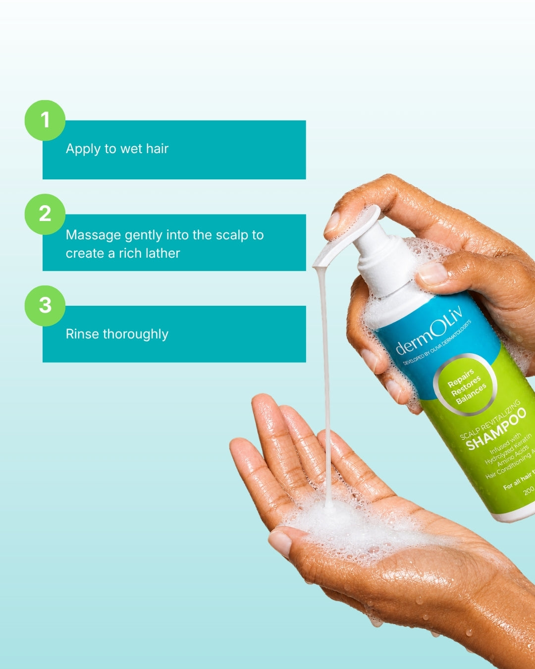 dermOLIV Scalp Revitalizing Shampoo