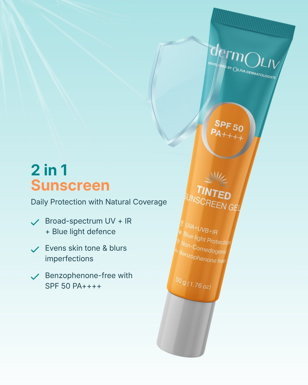 dermOLIV Tinted Sunscreen