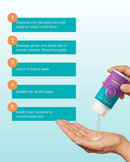 dermOLIV Exfoliating Powdered Cleanser